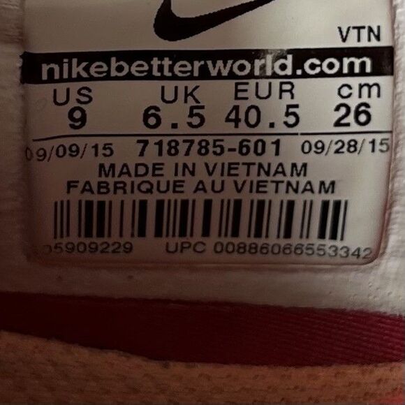 Nike Free TR Flyknit 718785-601 Womens Sz 9 Neon Orange Pink Training Shoes Used - Picture 11 of 11